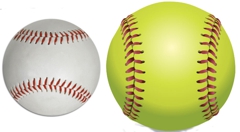 imprinted baseballs and softballs
