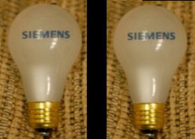 Siemens Light Bulbs, pad printing example