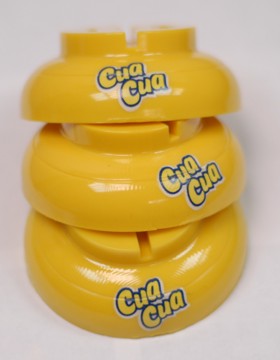 spin tops, pad printing 3 color