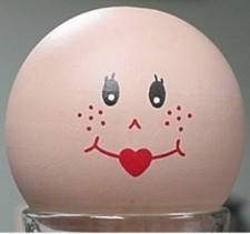 doll head, pad printing 3 color