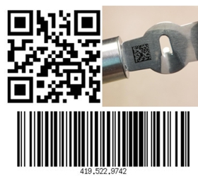 barcodes, dmc, qr codes