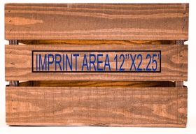 Printing Service on Wooden Crate