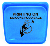 screen printing on silicone food bags