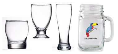 imprinted mason jars, mugs and glassware, AblePrint