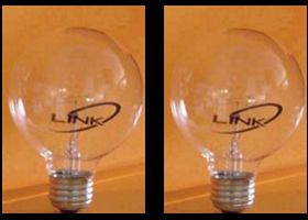 Light Bulbs pad printing example