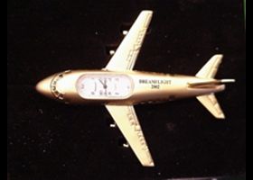 Airplane Clock, pad printing example