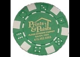 poker chips, pad printing example