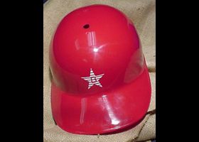 Baseball Helmets, Pad printing example