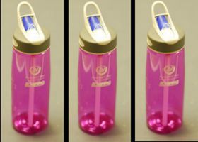 sport bottle, pad printed example