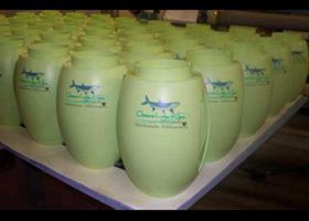 Wine Bottle Holders pad printing example