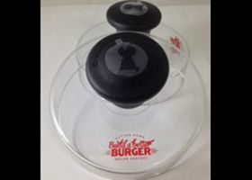 burger press pad printing example