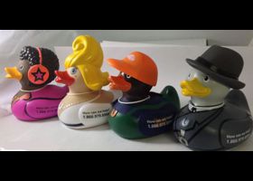 rubber ducks, kewl ducks pad printing 