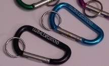 Carabiners, pad printing example